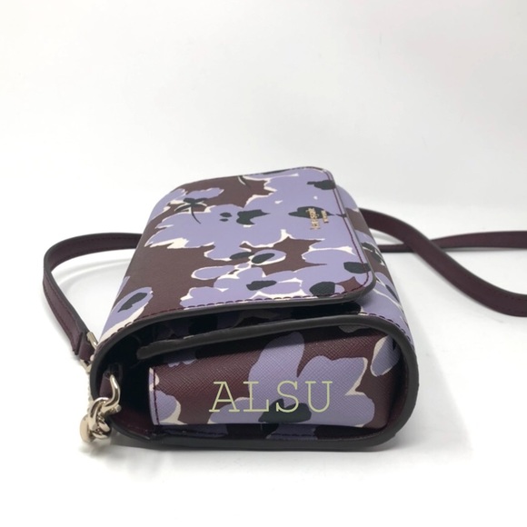 🌸 Spring Sale 🌸 Kate Spade ♠️ Small Flap Crossbody Wild Flowers WLRU6042Z - Picture 3 of 8